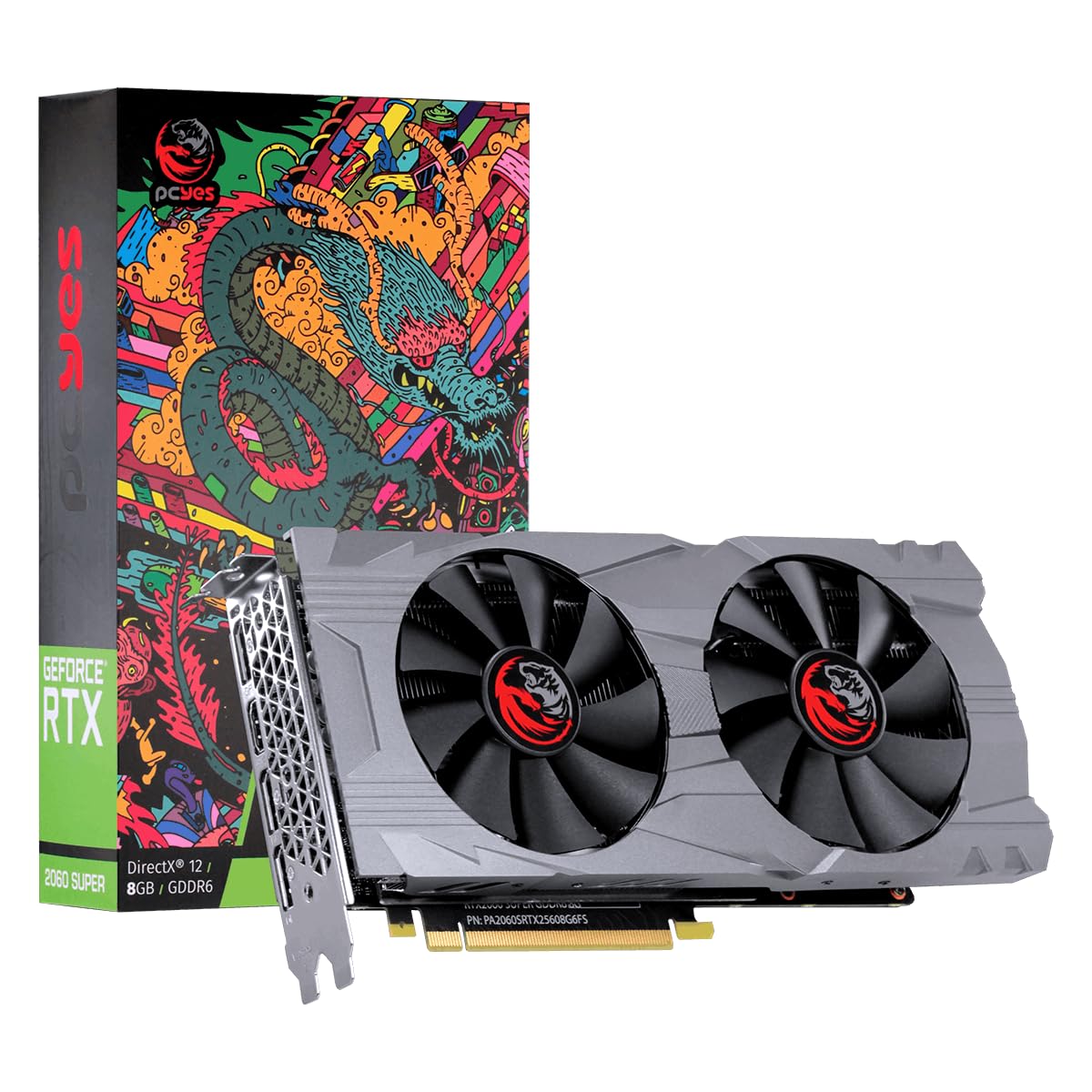 PLACA DE VIDEO NVIDIA GEFORCE RTX 2060 SUPER 8GB GDDR6 256BIT DUAL